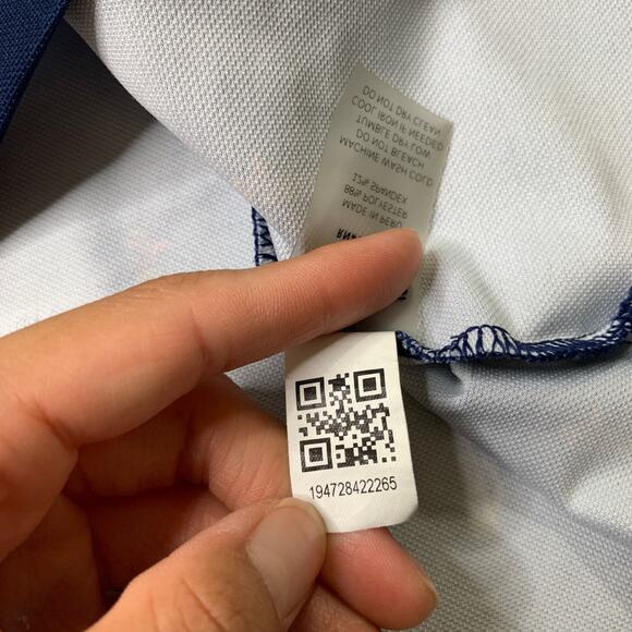 Bonobos Shirt Mens L Large Navy Blue SLIM Fit Stretch Performance Active Golf - Picture 7 of 11